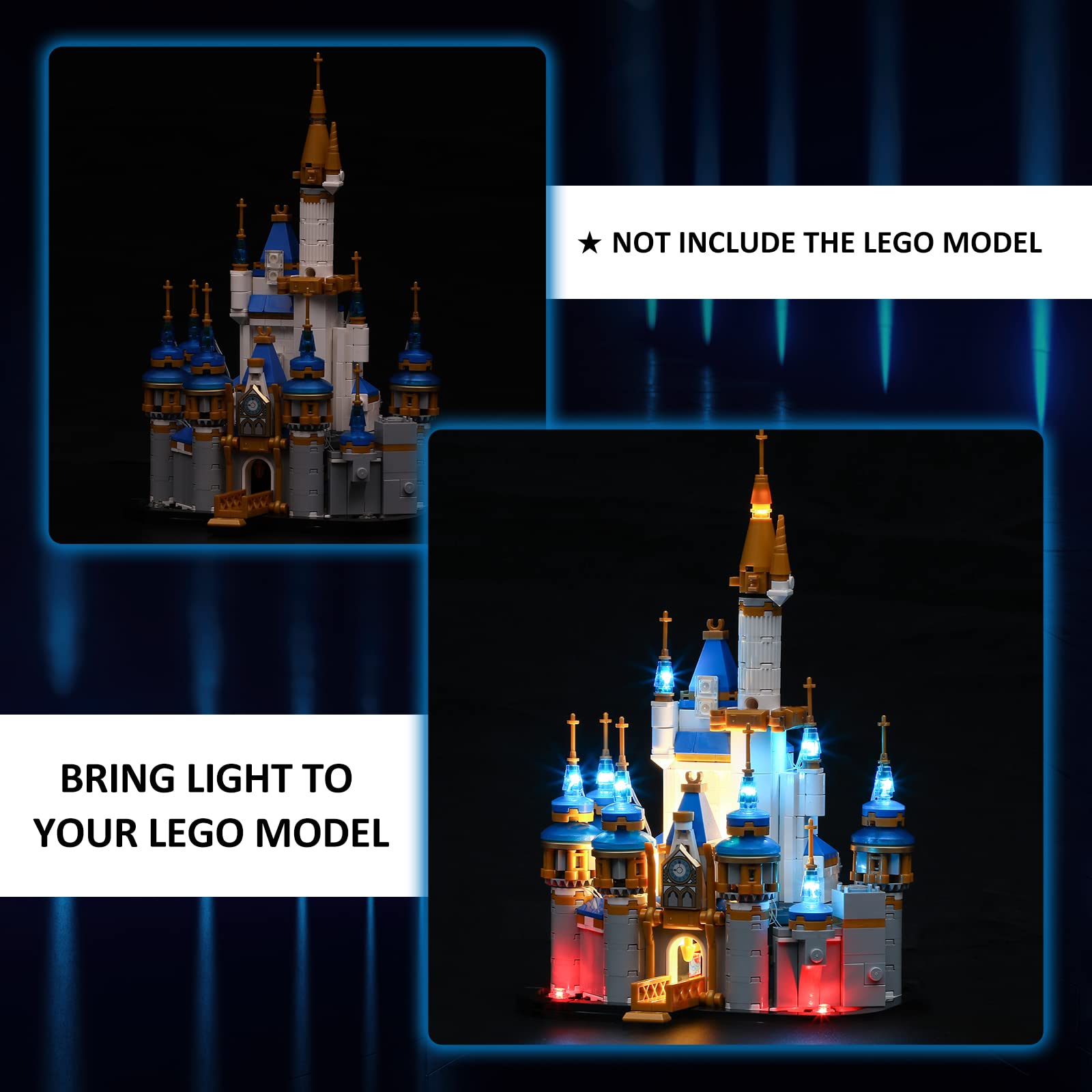 Amazon.com: YEABRICKS LED Light for Lego-40478 Disney Mini Castle